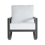 Avondale Wrought Aluminum Outdoor Lounge Rocker Chair - Image 11