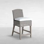 Astoria N-dura Resin Wicker Outdoor Counter Stool 38. 25 In. - Image 4