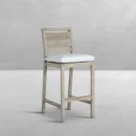 Avondale Teak Outdoor Bar Stool - Image 4
