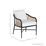 Havanacane N-dura Resin Wicker Outdoor Euro Lounge Chair - Image 4