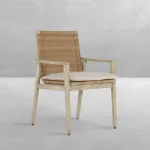 Pointe N-dura Resin Wicker Outdoor Arm Chair - Image 6