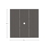 Horizon Aluminum Square Outdoor Table Top 36 In. W X 1.62 In. H - Image 11