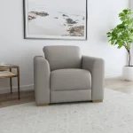 Aurora Ash Leather Power Recliner with Power Headrest - Image 9