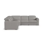 Aurora Ash Leather Power Reclining Sectional with Power Headrests - Image 5