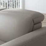 Aurora Ash Leather Power Reclining Sectional with Power Headrests - Image 8