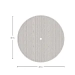 Horizon Aluminum Round Outdoor Table Top 48 In. Umbrella Hole