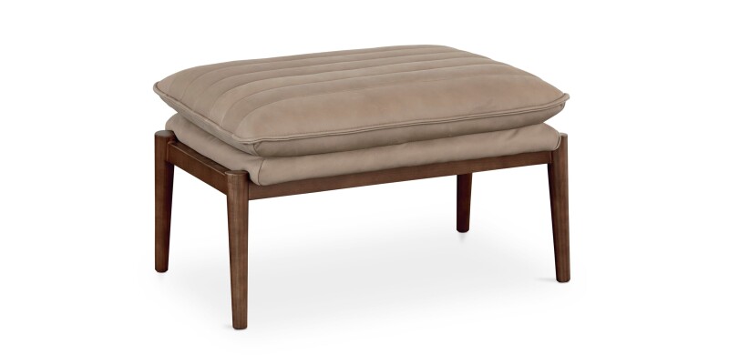 Ellis Leather Ottoman