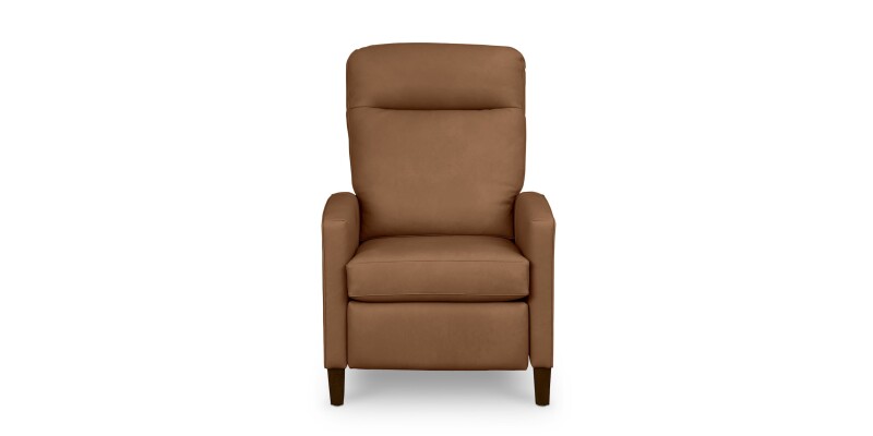 Emmett Leather Track Arm Lay Flat Power Recliner