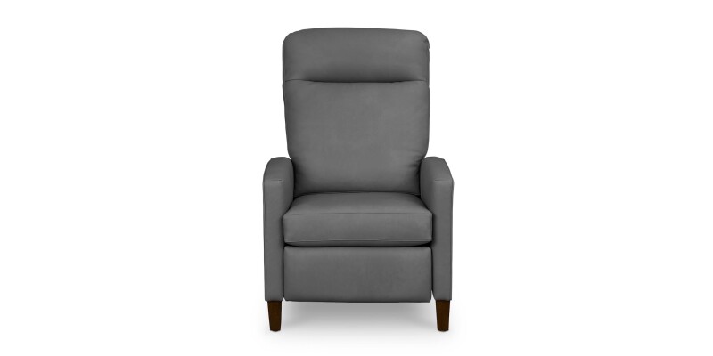 Emmett Leather Track Arm Lay Flat Power Recliner