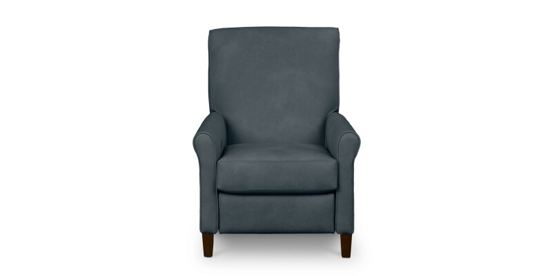 Nelson Leather Sock Arm Lay Flat Power Recliner