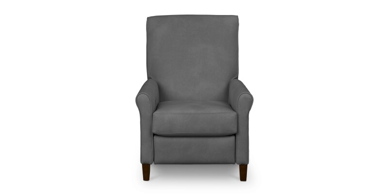 Nelson Leather Sock Arm Lay Flat Power Recliner