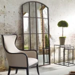 Amiel Large Arch Mirror, Bronze - Image 5