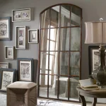 Amiel Large Arch Mirror, Bronze - Image 6