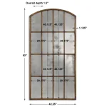 Amiel Large Arch Mirror, Bronze - Image 8