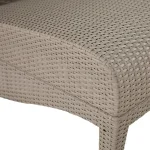 Athena Plus N-dura Resin Wicker Outdoor Slipper Sectional - Image 15