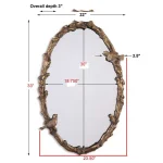 Paza Oval Mirror - Image 4