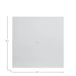 Plateau Stone Square Outdoor Table Top 36 In. W X 1.5 In. H