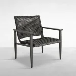Harbor N-dura Resin Wicker Outdoor Lounge Chair - Image 3