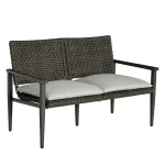 Harbor N-dura Resin Wicker Outdoor Loveseat - Image 9