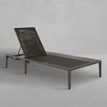 Harbor N-dura Resin Wicker Outdoor Left Arm Chaise Lounge - Image 5
