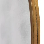 Junius Round Mirror, Gold - Image 6