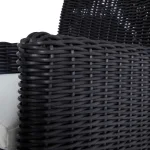 Montecito N-dura Resin Wicker Outdoor Woven Arm Chair - Image 5
