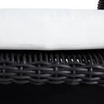 Montecito N-dura Resin Wicker Outdoor Woven Side Chair - Image 6