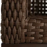 Peninsula N-dura Resin Wicker Outdoor Counter Stool 40 In. - Image 5