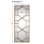 Kennis Mirror, Gold - Image 4