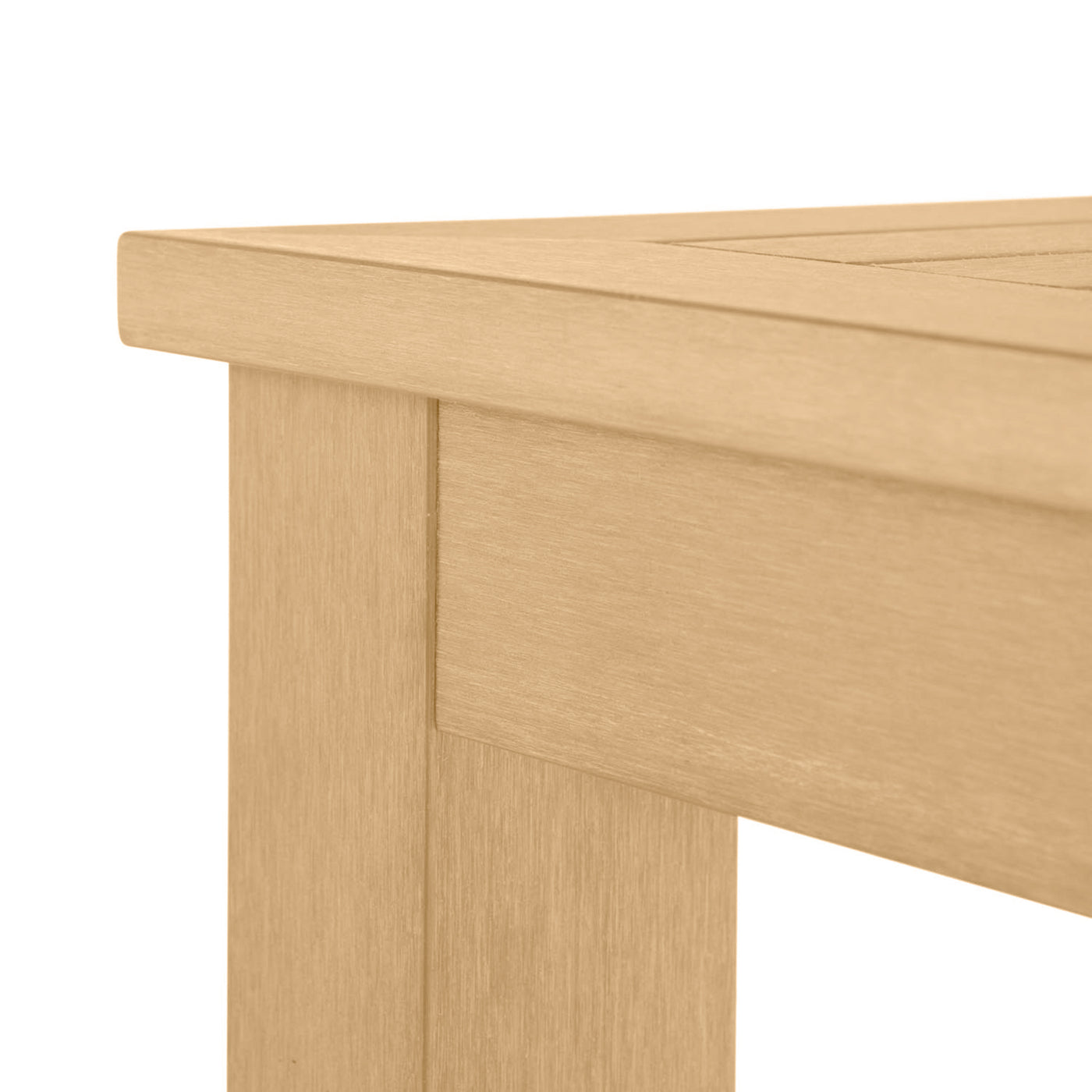 Portside Resin Square Outdoor D Bar Table 42.25 In. W X 4 2 In. H