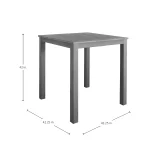 Portside Resin Square Outdoor D Bar Table 42.25 In. W X 4 2 In. H - Image 4