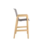 Seashore N-dura Wood Outdoor Bar Stool 48 In. H - Image 12