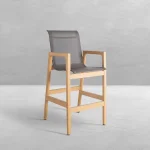 Seashore N-dura Wood Outdoor Bar Stool 48 In. H - Image 6