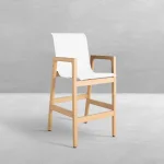 Seashore N-dura Wood Outdoor Bar Stool 48 In. H - Image 19