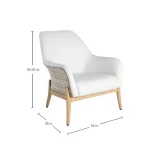 Palma N-dura Resin Wicker Outdoor Lounge Chair - Image 4
