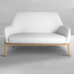 Palma N-dura Resin Wicker Outdoor Loveseat - Image 3