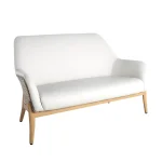Palma N-dura Resin Wicker Outdoor Loveseat - Image 5