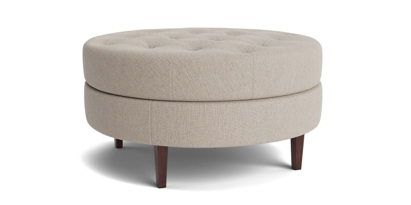 Delway Round Ottoman