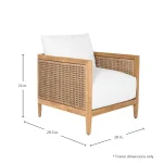 Playa N-dura Ultra Resin Wicker Outdoor Lounge Chair - Image 7