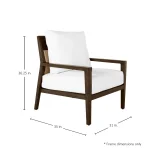 Savannah N-dura Resin Wicker Outdoor Lounge Chair - Image 3