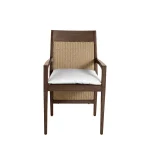 Savannah N-dura Resin Wicker Outdoor Arm Chair - Image 9