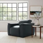 Camden Leather Power Recliner with Power Headrest - Image 3