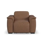 Camden Leather Power Recliner with Power Headrest - Image 4