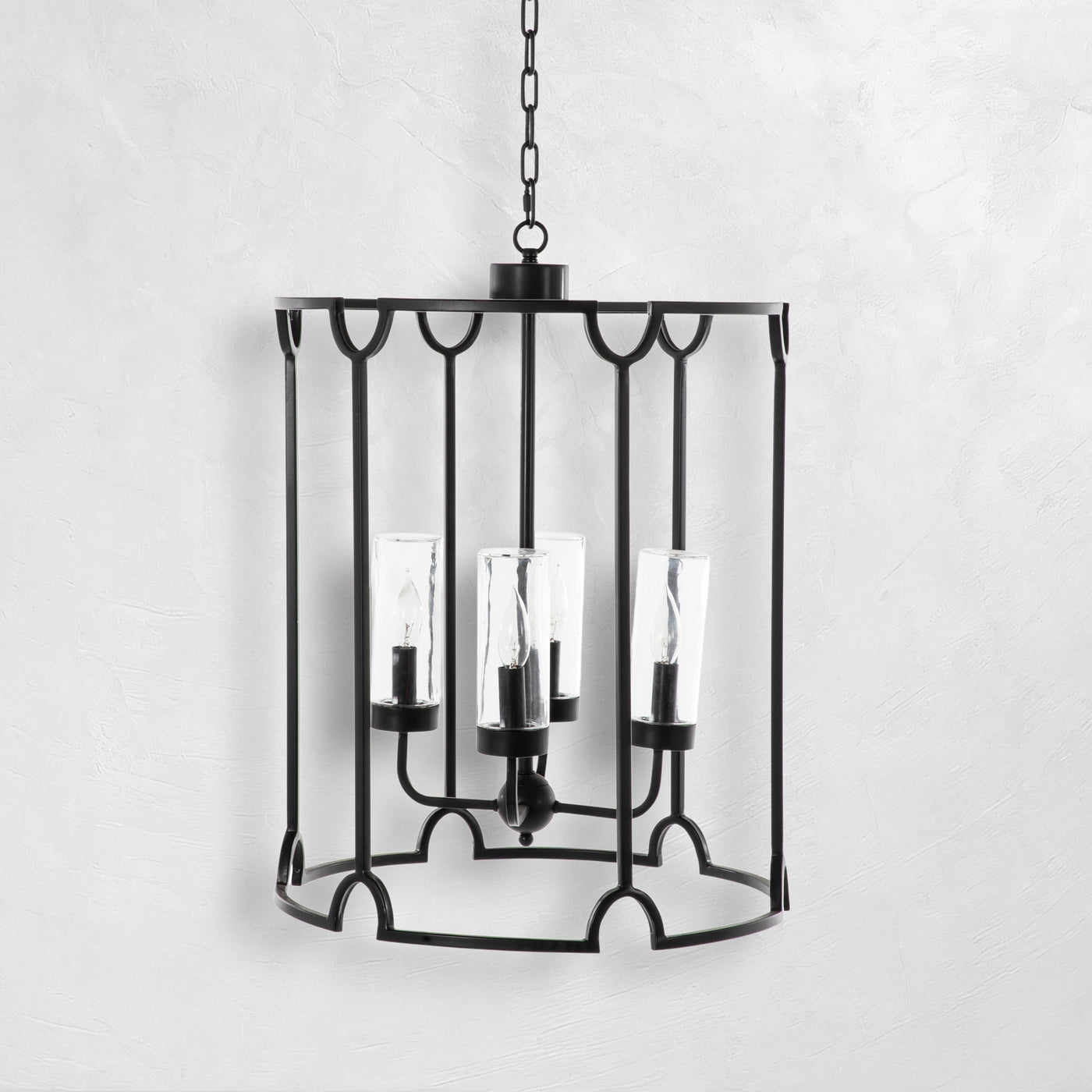 Stella Stainless Steel Round Chandelier 20 In. D X 24 In. H