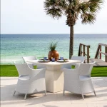Bari N-dura Resin Wicker Outdoor Arm Chair - Image 17