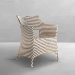 Bari N-dura Resin Wicker Outdoor Arm Chair - Image 9