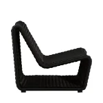 Como Resin Wicker Outdoor Lounge Chair - Image 3
