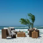 Como Resin Wicker Outdoor Sofa - Image 10