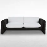Como Resin Wicker Outdoor Sofa - Image 9