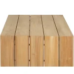 Messina Teak Rectangle Outdoor Coffee Table 33 In. W X 15.5 In. H - Image 4